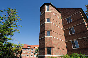 The exterior of Brandt Hall.