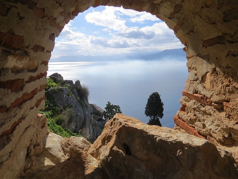 View from an ancient fortress in Nafplio, Greece