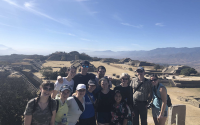 The group at Monte Albán.